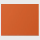 Vast donker verbrand sinaasappel cadeaupapier (Vlak)