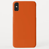 Vast donker verbrand sinaasappel Case-Mate iPhone case (Achterkant)