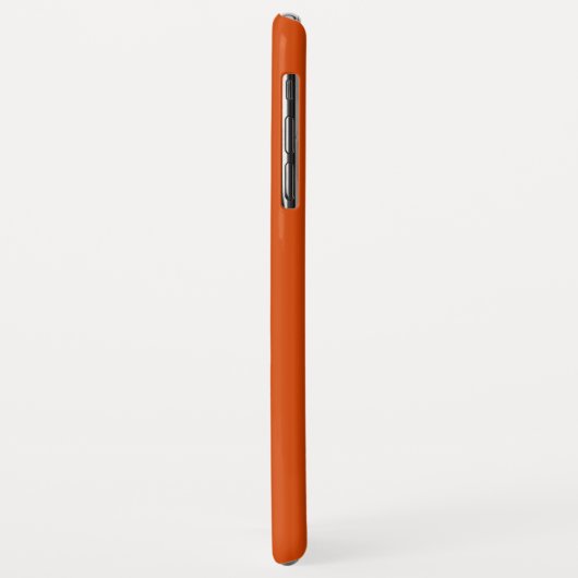 Vast donker verbrand sinaasappel Case-Mate iPhone case (Achterkant/links)