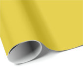 Vast donkergele wappapier cadeaupapier (Rol Hoek)