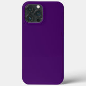 Vast donkerviolet paars Case-Mate iPhone case (Achterkant)