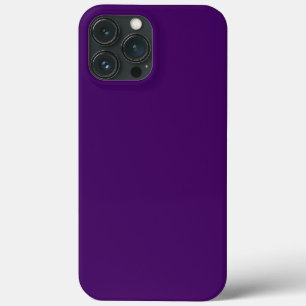 Vast donkerviolet paars Case-Mate iPhone case