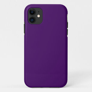 Vast donkerviolet paars Case-Mate iPhone case