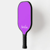 vast fluorescerend heldere neon paars pickleball paddle (Links)