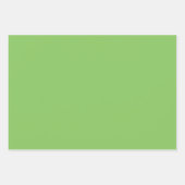 Vast gekleurd appelpastel, groen inpakpapier vel (Voorkant)