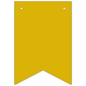 Vast gekleurd goudkleurig mosterdgeel vlaggetjes (Eerste vlag)