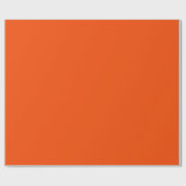 Vast gekleurd sinaasappel cadeaupapier (Vlak)