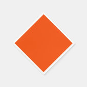 Vast gekleurd sinaasappel servet (Hoek)