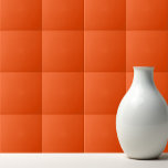 Vast gekleurd sinaasappel tegeltje<br><div class="desc">Zeer eenvoudig ontwerp in oranje vaste bloedkleur.</div>