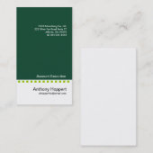 Vast groen Visitekaartje 3 (Voorkant / Achterkant)