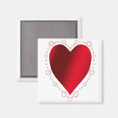 vast hart magneet (Voorkant / Achterkant)