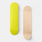 vast, helder, geel skateboard (Voorkant)
