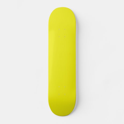vast, helder, geel skateboard (Voorkant)