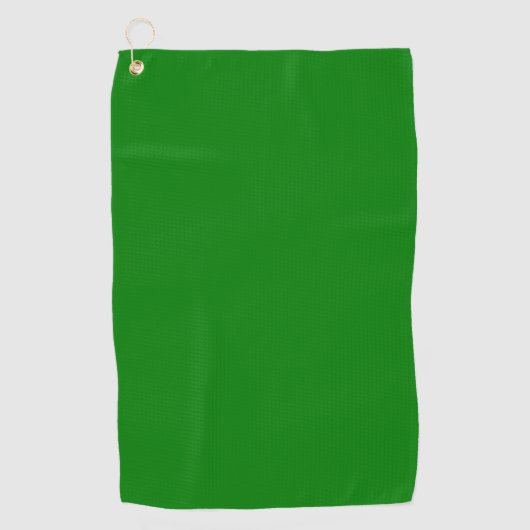 Vast helder groen golfhanddoek (Voorkant)