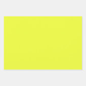 Vast, helder, zoet citroengeel inpakpapier vel (Voorkant)