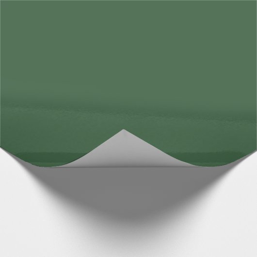Vast Hunter Green Wrapping Paper Cadeaupapier (Hoek)