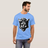Vast in de rij Woordzoekopdracht T-shirt (Voorkant volledig)