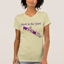 Vast in de staat van wispelturigheid t-shirt