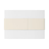 Vast ivoor uitnodigingen wikkel (Achterkant Voorbeeld)