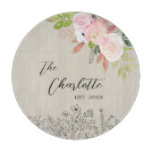 Vast jaar voor de veeteelt snijplank (Voorkant)