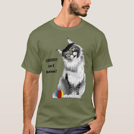 Vast Kat T-shirt (Voorkant)