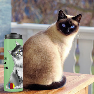 Vast Kat Thermosbeker