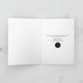 Vast kerstboombedrijfscluster voor zakelijk Logo Feestdagen Kaart (Binnen)