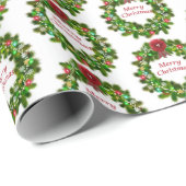 Vast kerstfeestdag met feestdag cadeaupapier (Rol Hoek)