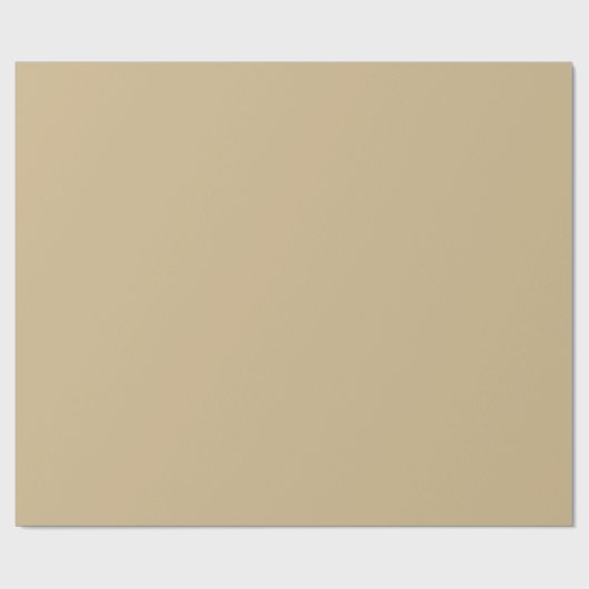 Vast kerstgoud cadeaupapier (Vlak)