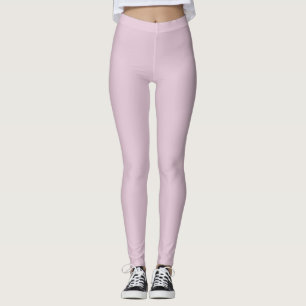 Vast kleurenlicht bleek roze leggings
