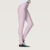 Vast kleurenlicht bleek roze leggings (Rechts)