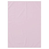 Vast kleurenlicht bleek roze tafelkleed (Voorkant)