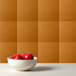 Vast kleurenlicht umber ocher tegeltje<br><div class="desc">Vast kleurenlicht umberkleurig ontwerp.</div>