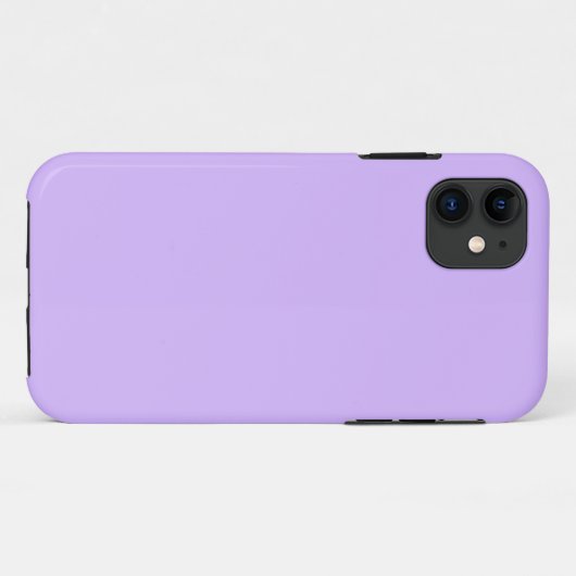 Vast kleurlavender paars Case-Mate iPhone case (Achterkant (horizontaal))