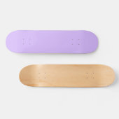 Vast kleurlavender paars persoonlijk skateboard (Horizontaal)