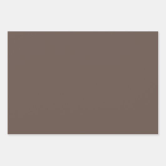 Vast kleurloos, effen, medium, pastelbruin inpakpapier vel (Voorkant)