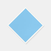 Vast kleurloos lichtblauw servet (Hoek)