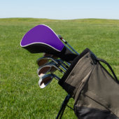 Vast kleurrijk paars golfheadcover (Insitu)