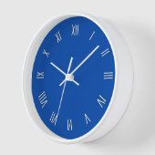 vast kobalt blauw met wit Romeins getal (Hoek)