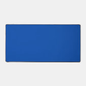 Vast kobalt blauw ontwerp bureaumat (Voorkant)