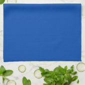 vast kobalt blauw theedoek (Gevouwen)