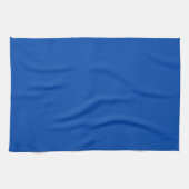 vast kobalt blauw theedoek (Horizontaal)