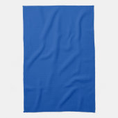 vast kobalt blauw theedoek (Verticaal)