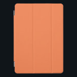 Vast koraal sinaasappel iPad pro cover<br><div class="desc">Solid koraal oranje ontwerp.</div>