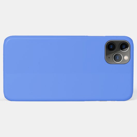 Vast korenblauw Case-Mate iPhone case (Achterkant (horizontaal))