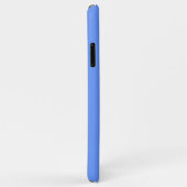 Vast korenblauw Case-Mate iPhone case (Achterkant/rechts)