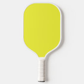 Vast licht lichtgeel pickleball paddle (Achterkant)