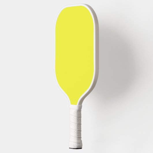 Vast licht lichtgeel pickleball paddle (Links)