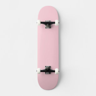 Vast lichtroze skateboard