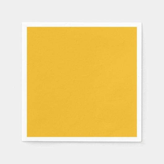 vast medium cadmium geel amber servet (Voorkant)